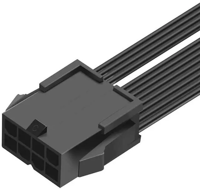 Alt view image 6 of 7 - 2 Pack EPS12V CPU 8 Pin Female to CPU ATX 8 Pin and ATX 4 Pin Male Power Supply Extension Cable EPS 12V for Motherboard 10.6 inch