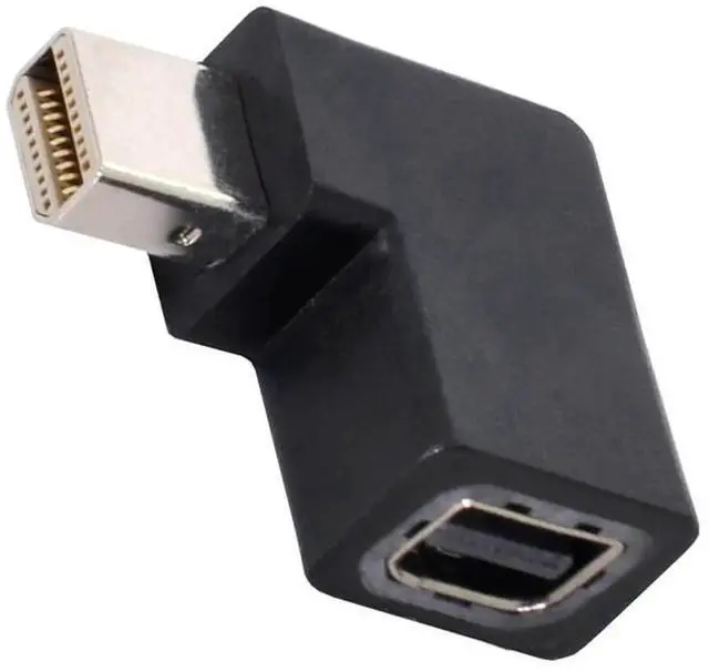 Main image of 8K 60hz Angled Mini DisplayPort 1.4 Male to DP Female Adapter Ultra-HD UHD 144hz 7680 * 4320 for Video PC Laptop Monitor