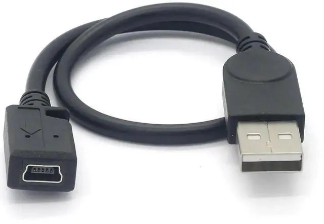 Main image of 11.4inch Mini b Female to USB A Male Cable minib 5pin Adapter Cable Supports Data Transfer, Charging, and Sync mini USB Female-(USB A) Male, 11.4inch