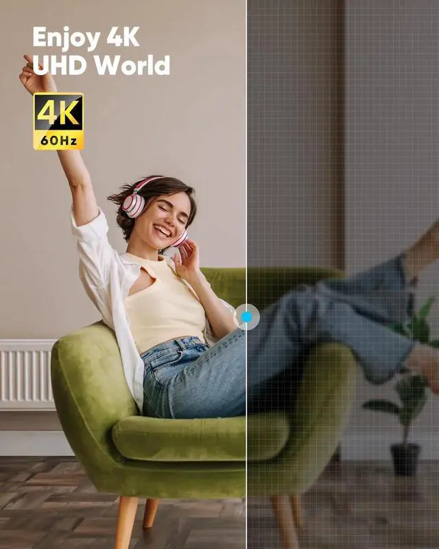 Alt view image 7 of 7 - 4K Micro HDMI to HDMI Cable 3.3 FT, Micro Male to HDMI Male Cable Nylon Braided Cord Adapter 2.0 4K@60HZ 2K@165HZ 18Gbps Compatible with Laptop Camera Monitor HDMI to Micro HDMI Black