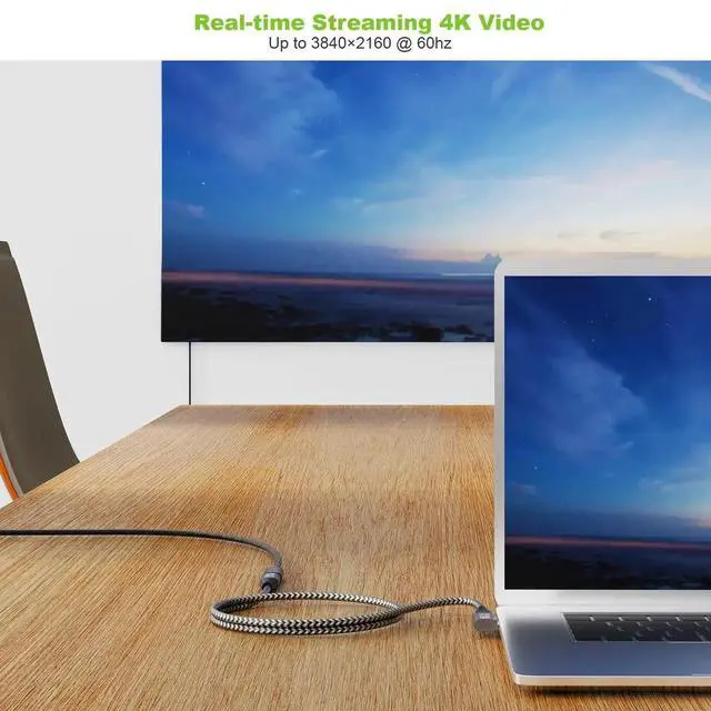 Alt view image 7 of 7 - USB 3.2 Extension Cable 1.65FT, Short USB-C Extension Cable, Right Angle Male to Female Extension Charging. Supports 20Gbps/4K Video/PD 100W Compatible with Monitor & iPhone 15 /iPad Pro