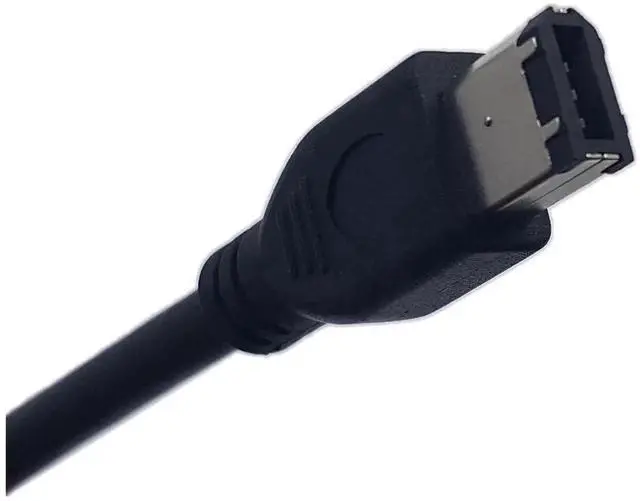 Alt view image 4 of 6 - Firewire Premium Cable 800 IEEE 1394B 9 Pin to 9 Pin Male to Male 6 Ft Black (9 Pin to 6 Pin)