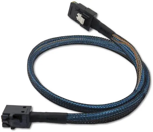 Alt view image 3 of 5 - High-Performance Mini SAS HD Cable SFF-8643 to SFF-8087 Data Transfer Cord (1 Cable, 0.5 M / 1.6 Feet)