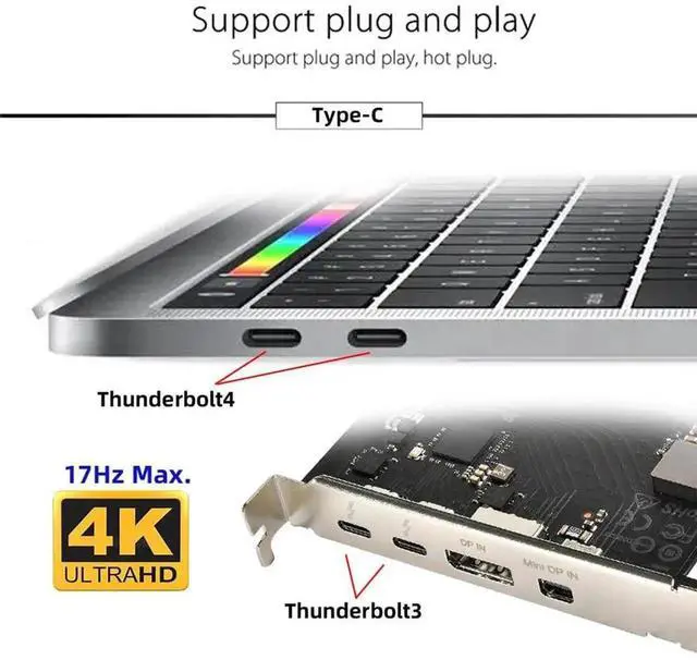 Alt view image 4 of 7 - Virtual Display Adapter USB-C Type-C DDC EDID Dummy Plug Headless Ghost Display Emulator 1920x1080p@60Hz
