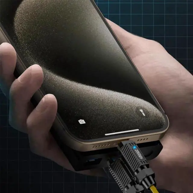 Alt view image 5 of 7 - High Flex Ultra Soft 140W 20Gbps 8K USB-C USB4 Cable Type-C Male to Female Power & Data Extension Cable for Gaming Keyboard Mouse 1m/3.3ft