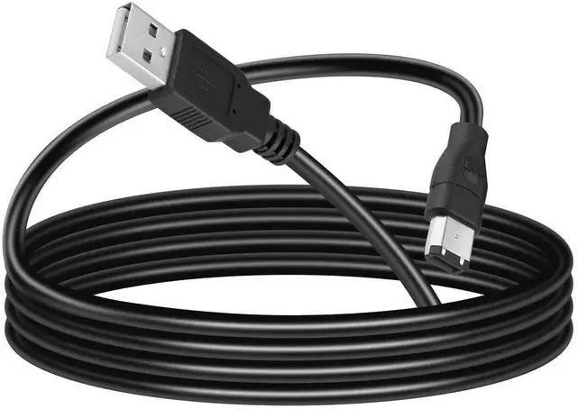 Alt view image 7 of 7 - Firewire to USB Adapter Cable 6-Pin IEEE 1394 Male to USB 2.0 Male Converter Firewire 400 1394-a to USB A Connector Cord for Printer Scanner Hard Disk (Not Compatible with Sound Card) 1.8m/6ft