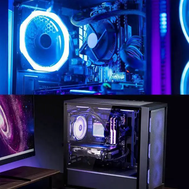 Alt view image 7 of 7 - ARGB Extension Cable 5V 3 Pin Addressable RGB Connector Adapter Extension Cable Synchronous Cord Wire for ARGB LED Fans-1M/3.3FT-2Pcs