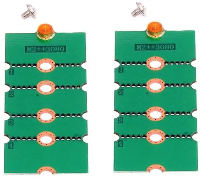 Main image of 2pcs/lot M.2 NGFF NVME M2 Extension Adapter Brackets Transfer 2230 2242 2260 2280 Change to Long Size SSD Soild Hard Disk Converter Frame