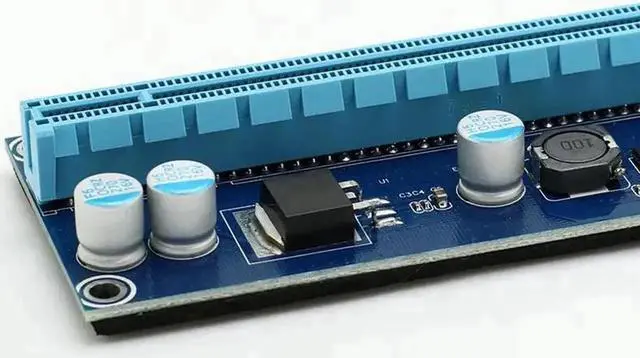 Alt view image 3 of 6 - 5PCS Super Stable PCI-E1X to 16X Graphics Card Patch Cord 6Pin USB3.0 PCI-E Extension Power Cable For ETH BTC GPU Miner Machine