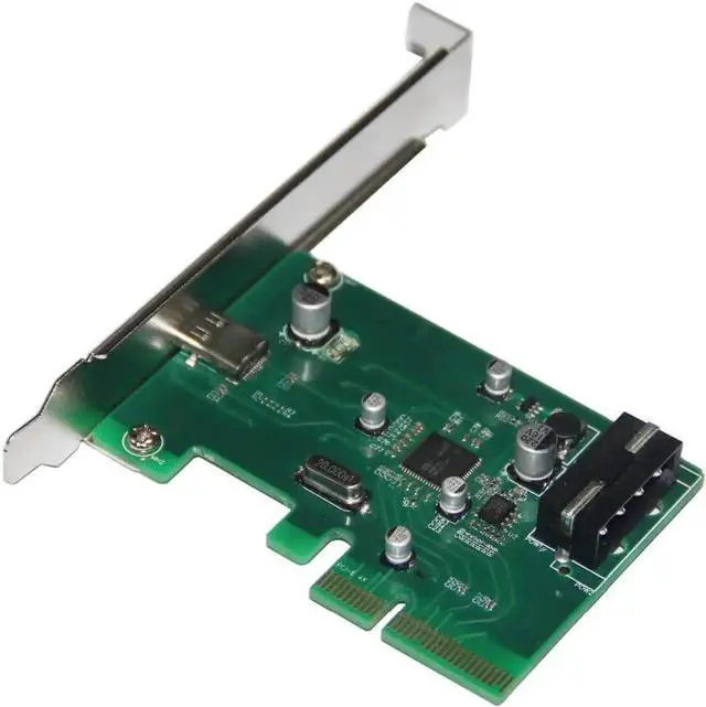 Alt view image 2 of 6 - Desktop USB 3.1 Type-C port PCI-e Controller Card PCI Express 4x to USB3.1 Type C Converter Adapter