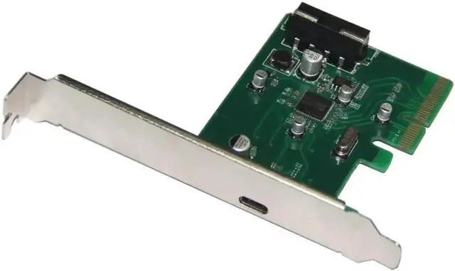 Alt view image 5 of 6 - Desktop USB 3.1 Type-C port PCI-e Controller Card PCI Express 4x to USB3.1 Type C Converter Adapter