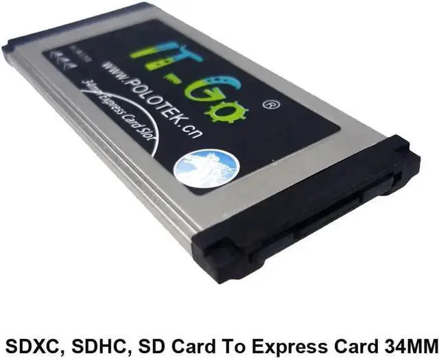 Alt view image 4 of 5 - Express Card 34 To SDXC SDHC, SD Card Adapter For Laptop Compatible With Expresscard 54MM Slot