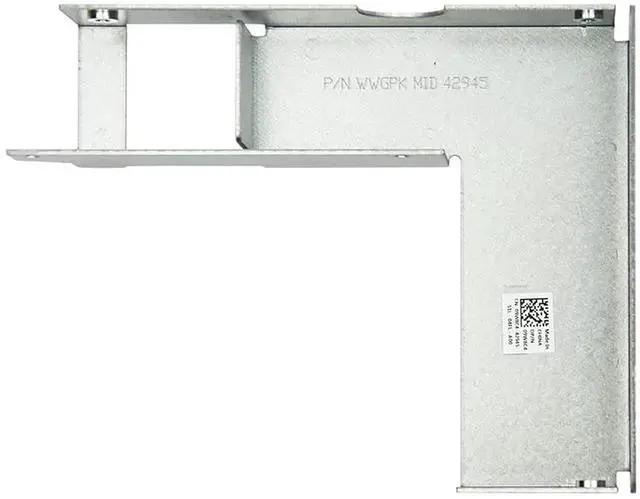 Alt view image 3 of 5 - Pack-4 2.5" 9W8C4 Y004G SSD Adapter Bracket for DELL 3.5" F238F G302D X968D F9541 SAS SATA Hard Drive Caddy Tray Enclosure with Screws