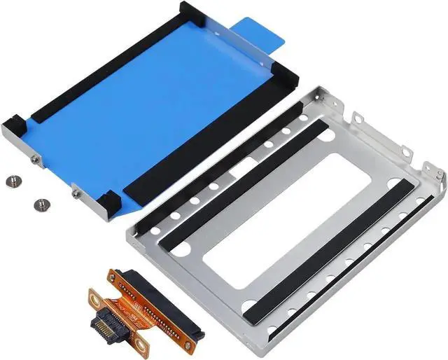 Alt view image 3 of 7 - 2-Pack Hard Drive Tray Caddy 2.5 Hard Drive Bracket V2M50 SSD Caddy Compatible for D-ELL Latitude 5414 5404 Rugged Laptop