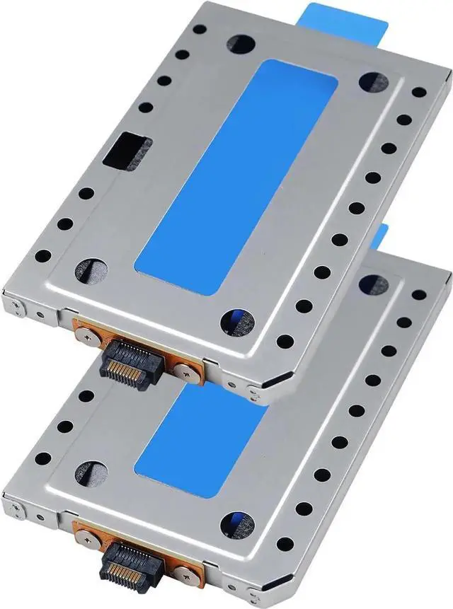 Main image of 2-Pack Hard Drive Tray Caddy 2.5 Hard Drive Bracket V2M50 SSD Caddy Compatible for D-ELL Latitude 5414 5404 Rugged Laptop