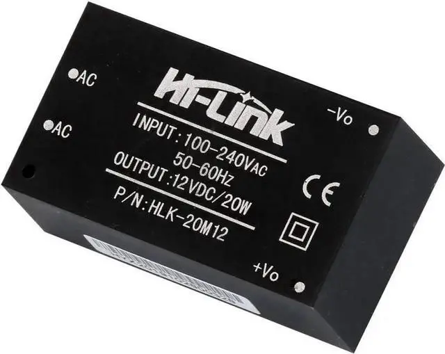 Alt view image 6 of 7 - WISDUM HI-Link HLK-20M12 AC-DC 220V to 12V 20w Step-Down Power Supply Module Intelligent Household Switch Power Supply Module (2 PCS)