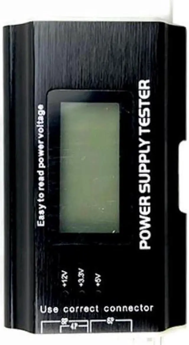 Alt view image 3 of 4 - WISDUM Digital LCD Computer PC Power Supply Tester Checker 20/24 Pin SATA HDD ATX BTX Meter Power Supply Tester Checker Power Measuring