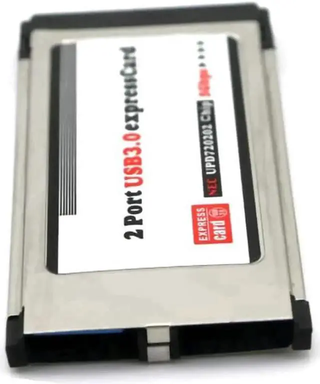 Alt view image 4 of 6 - WISDUM PCI Express to USB 3.0 Dual 2 Ports PCI-E Express Card Adapter for NEC 34MM Slot ExpressCard Converter 5Gbps PCMCIA Laptop PC