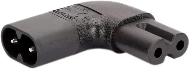 Main image of WISDUM Power Converter Adaptor Universal IEC Socket Power Adapter for Computer TV PDU UPS Power Cord (C8 to C7)