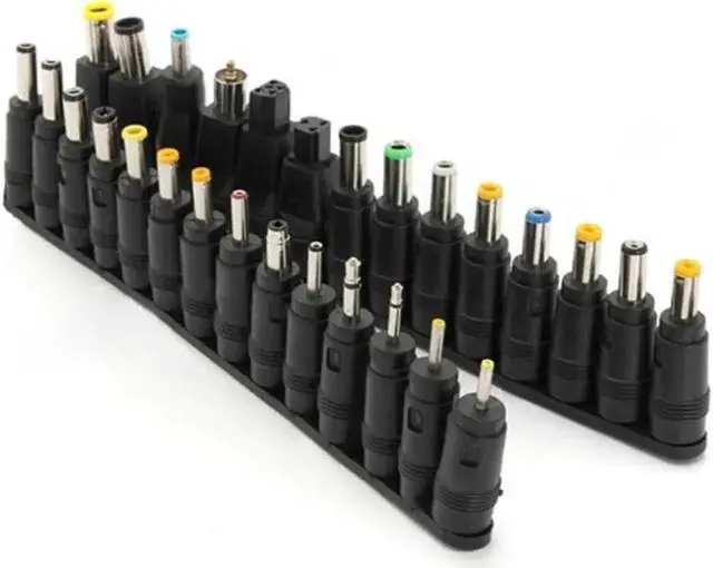 Alt view image 2 of 3 - WISDUM 28pcs DC Power Adapter Kits Universal 5.5 Mm X 2.1 Mm AC Power Adapter Tips Connector for Laptop Power Supply Plug Jack Sets
