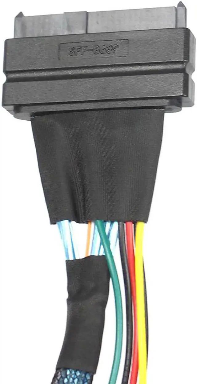 Alt view image 2 of 6 - WISDUM XT-XINTE 0.5m U.2 U2 SFF-8639 for NVME PCIe SSD Adapter Cable for Mainboard SFF-8654 Slim SAS to SFF-8639 U.2 PCIE