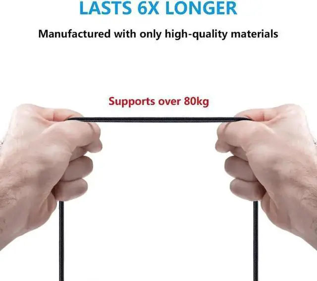 Alt view image 6 of 6 - WISDUM Printer Cable,25ft High Speed Gold-Plated Nylon Braided USB Type A Male to B Male for HP, Canon, Lexmark, Epson, Dell, Xerox, Samsung etc