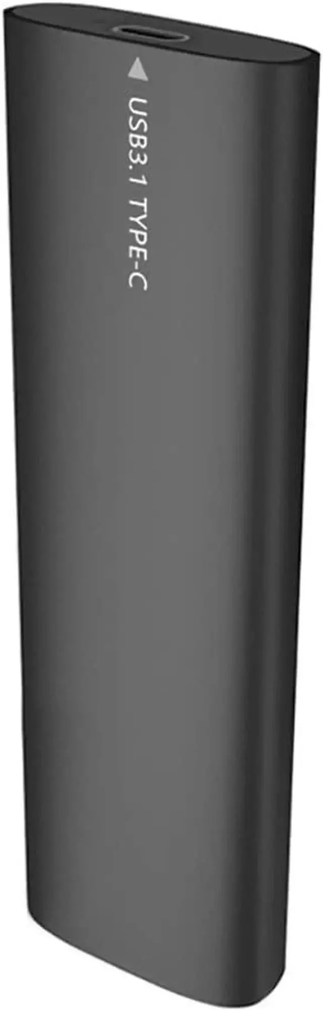 Alt view image 2 of 7 - WISDUM M.2 to USB3.1 USB-C HDD Enclosure NGFF/NVMe Dual Protocol Support for M.2 NVMe M Key/M.2 SATA B Key Hard Drive (Gray)