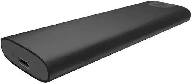 Alt view image 3 of 7 - WISDUM M.2 to USB3.1 USB-C HDD Enclosure NGFF/NVMe Dual Protocol Support for M.2 NVMe M Key/M.2 SATA B Key Hard Drive (Black)