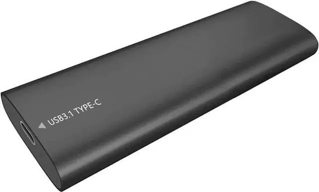 Alt view image 5 of 7 - WISDUM M.2 to USB3.1 USB-C HDD Enclosure NGFF/NVMe Dual Protocol Support for M.2 NVMe M Key/M.2 SATA B Key Hard Drive (Black)