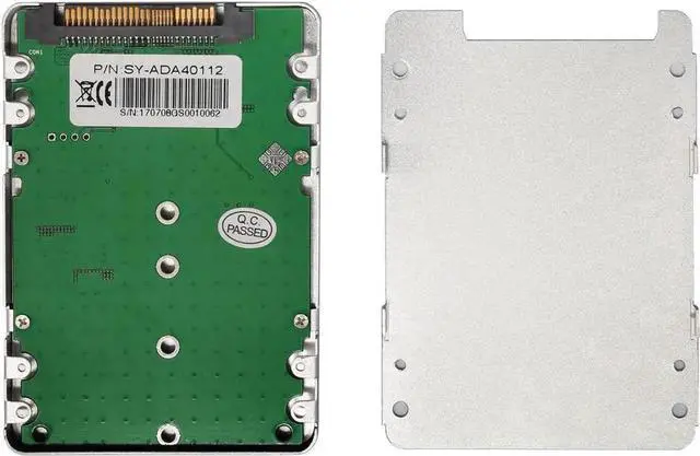 Alt view image 2 of 7 - WISDUM U.2 (SFF-8639) to M.2 M Key NVMe PCIe SSD Enclosure, M.2 M Key to U.2 Converter 2.5" Enclosure SY-ADA40112