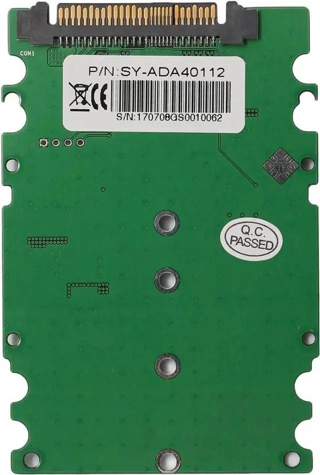 Alt view image 3 of 7 - WISDUM U.2 (SFF-8639) to M.2 M Key NVMe PCIe SSD Enclosure, M.2 M Key to U.2 Converter 2.5" Enclosure SY-ADA40112
