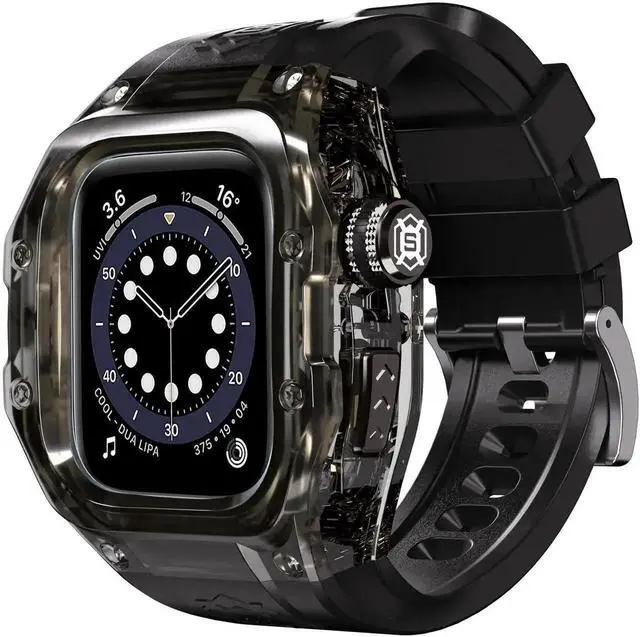 Main image of WISDUM Waterproof Case for Apple Watch Series 10 42mm, Protective Rugged Case with Soft Silicone Band and Built-in Screen Protector for iWatch Series 10 42mm