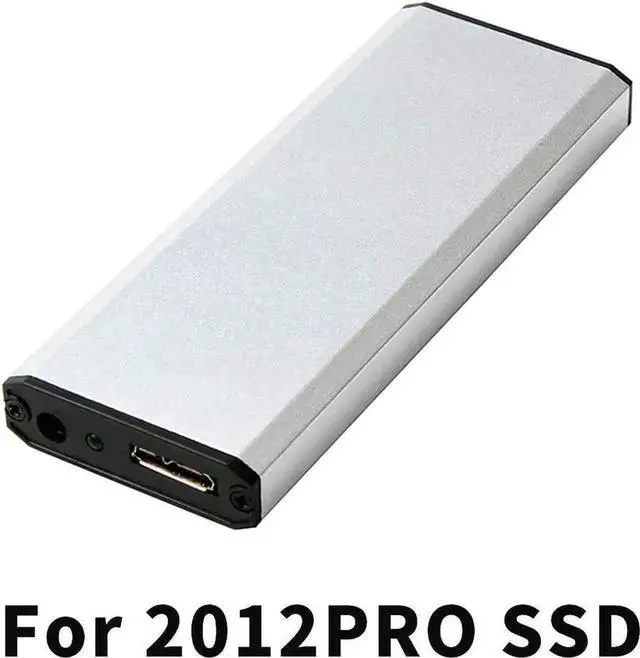 Alt view image 5 of 7 - WISDUM SSD Portable Case USB 3.0 to 17+7 Pin Slot HDD Enclosure for 2012 PRO Retina A1425 A1398 MC975 MC976 MD213