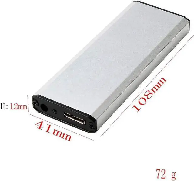 Alt view image 3 of 7 - WISDUM SSD Portable Case USB 3.0 to 17+7 Pin Slot HDD Enclosure for 2012 PRO Retina A1425 A1398 MC975 MC976 MD213
