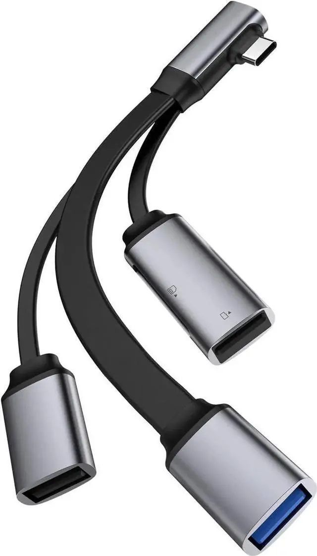 Main image of WISDUM Hagibis USB-C Hub, Type-C Cable OTG Adapter with USB 3.0, USB 2.0, USB C Portable Extension Cable for MacBook Pro, iPad Pro, ChromeBook, XPS, Samsung Galaxy S10/S9, Surface (USB x 3)