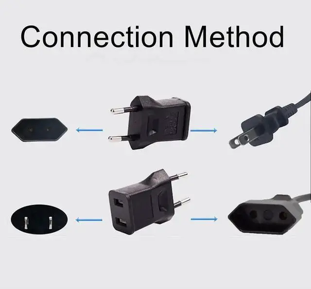 Alt view image 2 of 4 - WISDUM US Outlet Converter 250V US Travel Plug Adapter Universal (US to Europe plug adapter)