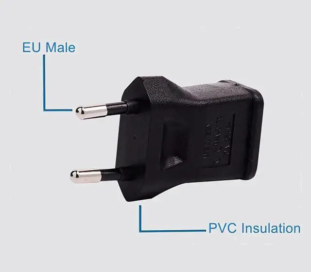 Alt view image 3 of 4 - WISDUM US Outlet Converter 250V US Travel Plug Adapter Universal (US to Europe plug adapter)