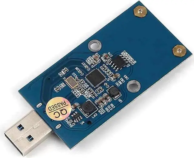 Alt view image 3 of 5 - WISDUM 5Gbps USB 3.0 to mSATA SSD Enclosure with ASM1153E Chip Support UASP Trim for mSATA Internal Solid State Drive Hard Drive