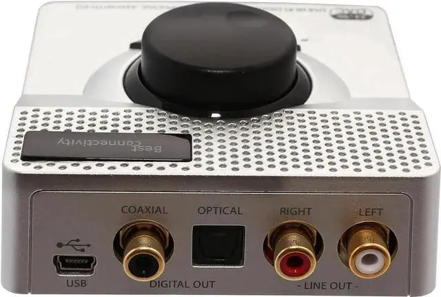 Alt view image 3 of 5 - WISDUM USB 24 Bit 96 KHz DAC Digital to Analog Headphone Amplifier 2 Stage EQ Digital/Coaxial Output and RCA Output (SD-DAC63118)
