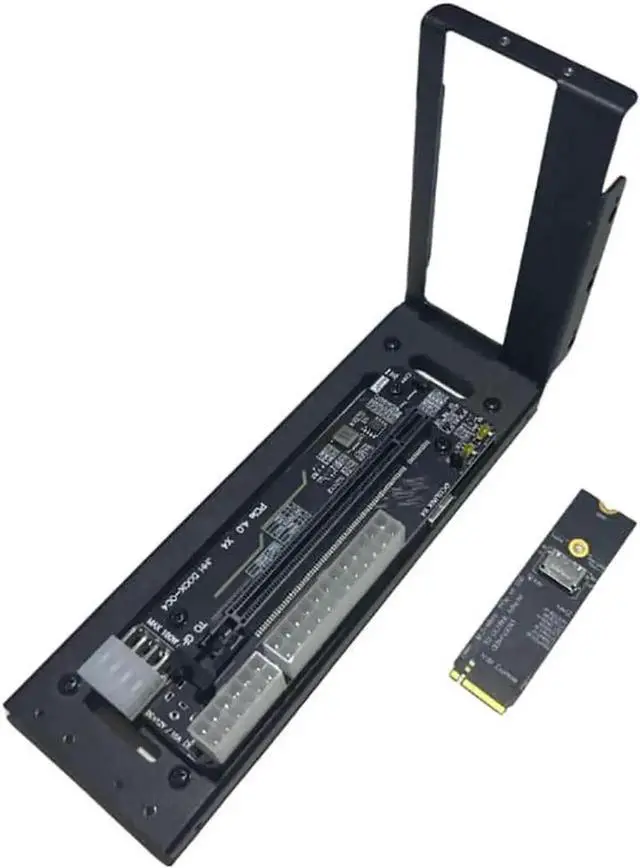 Alt view image 6 of 6 - WISDUM M.2 M-Key to PCIE 4.0X4 External Graphics Card Stand Bracket Compatible with Oculink/M.2 NVMe Laptop eGPU GDP Handhelds (Dock-OC4+ACB1)