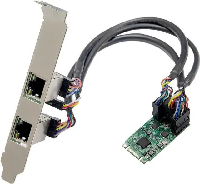 Main image of WISDUM I/O Crest M.2 (B & M-Key) PCIe Interface Single Port Gigabit Ethernet Modules NIC RealTek RTL8111H Chipset