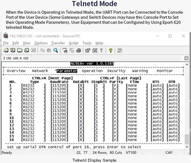 Alt view image 4 of 6 - WISDUM 5/10PCS Eport-E20 Network Server Port FreeRTOS TTL Serial to Ethernet Embedded Module DHCP 3.3V DHCP TCP IP Telnet Converter MCU (10pcs)