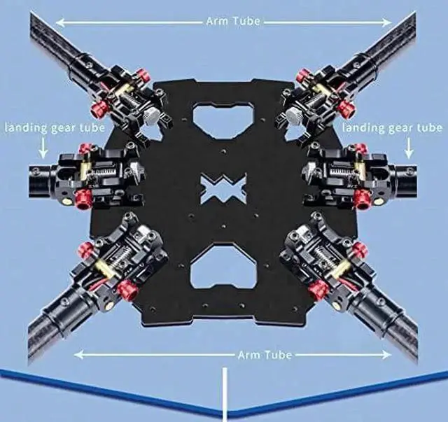 Alt view image 3 of 6 - WISDUM Z16/Z22/Z30 CNC Aluminum Folding Arm Tube Joint DIY for Dia 16mm/30mm Automatic Auto RC Quadcopter Hexacopter Multi-Rotor (4PCS Z30)