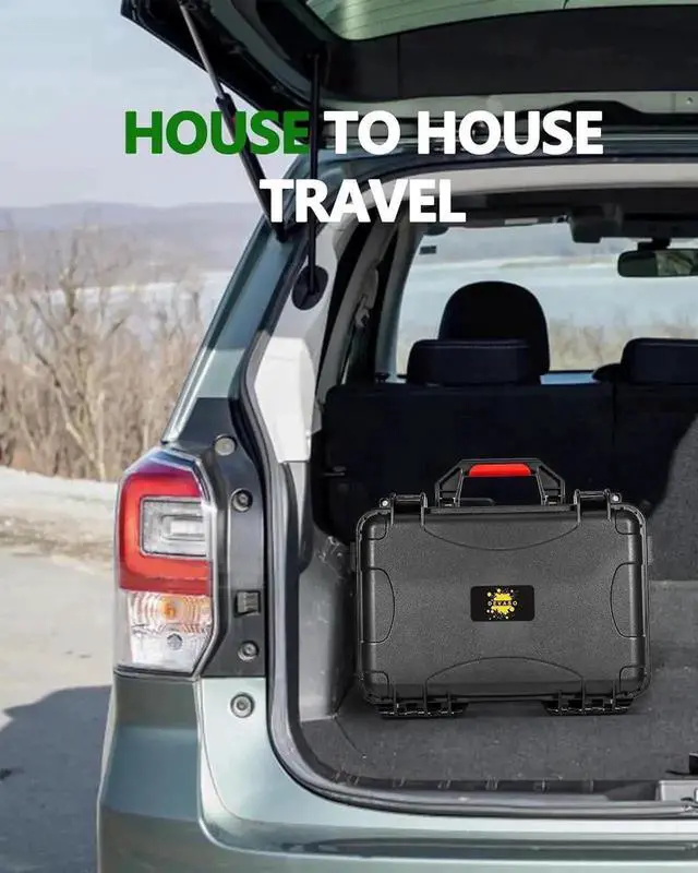 Alt view image 2 of 7 - WISDUM Carrying Case for Xbox Series S, Professional Deluxe Waterproof Case Soft Lining Hard Case with Shoulder for Xbox Series S and Other Accessories Storage