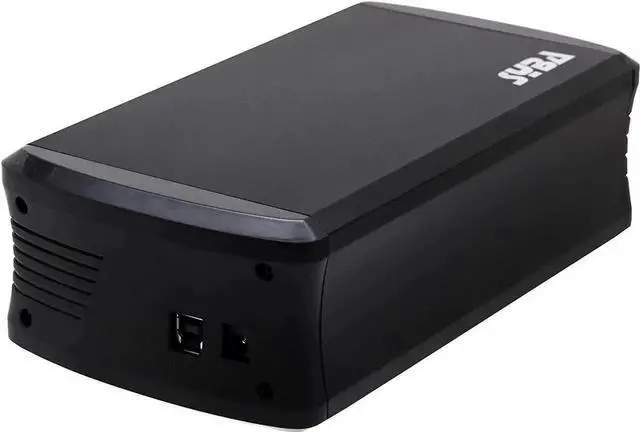Alt view image 7 of 7 - WISDUM USB 3.0 Dual 3.5" SATA Drive RAID Enclosure, Black