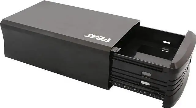 Alt view image 5 of 7 - WISDUM USB 3.0 Dual 3.5" SATA Drive RAID Enclosure, Black