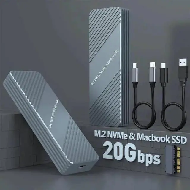 Main image of WISDUMUSB C 3.2 MacBook SSD Enclosure for 12+16 PIN MacBook SSDs, Apple SSD Enclosure Adapter Supports for MacBook Pro,MacBook Air, Mac Pro, iMac from 2013 to 2017 Original Enclosure, with M.2 Adapter