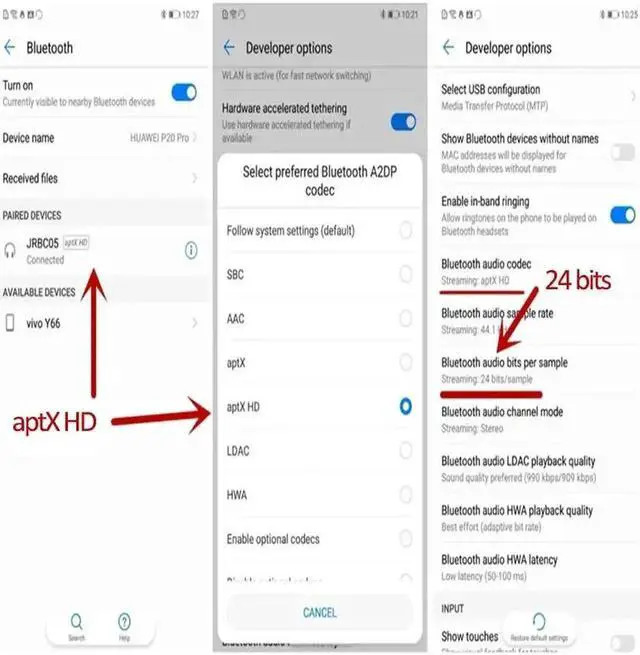 Alt view image 5 of 5 - WISDUM HD Low Latency Bluetooth 5.0 Transmitter Receiver CSR8675 Pair with 2 Headphones Speakers AUX SPDIF RCA Wireless Adapter TV