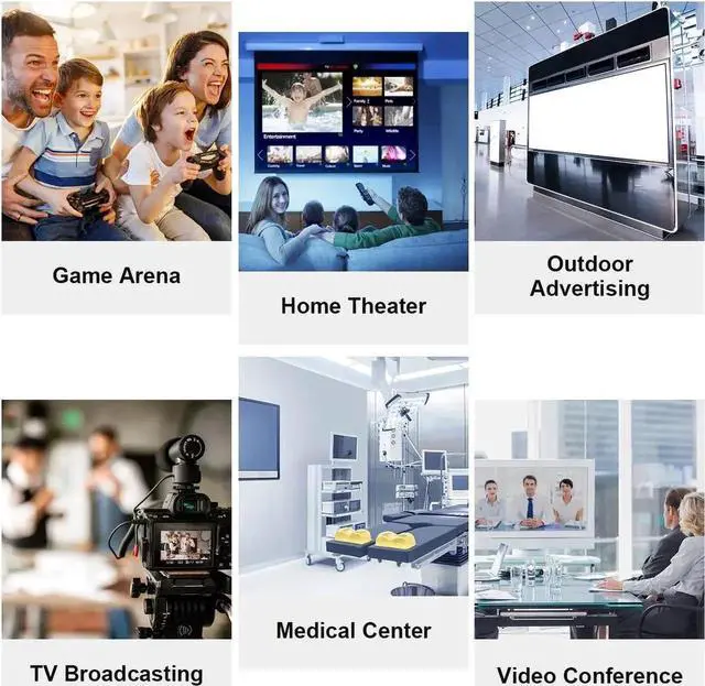 Alt view image 7 of 7 - WISDUM 8K HDMI Fiber Optic Cable, 48Gbps High-Speed, 8K@60Hz,Dynamic HDR,ARR, Dolby Atmos, HDCP 2.2 & 2.3, 16 Foot, Black