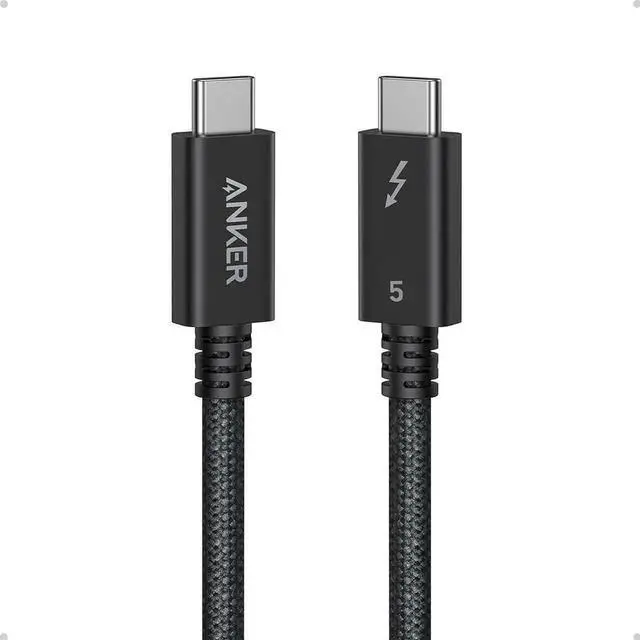 Main image of WISDUM Prime Thunderbolt 5 Cable, 3.3 FT USB C to USB C Cable, 240W Charging, 80Gbps Data Transfer, Up to 120Gbps Bandwidth, 8K/4K Displays, for iPhone 16, MacBook, and More (Thunderbolt 5-Certified)